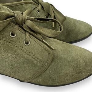 Vintage Olive Ankle Boots